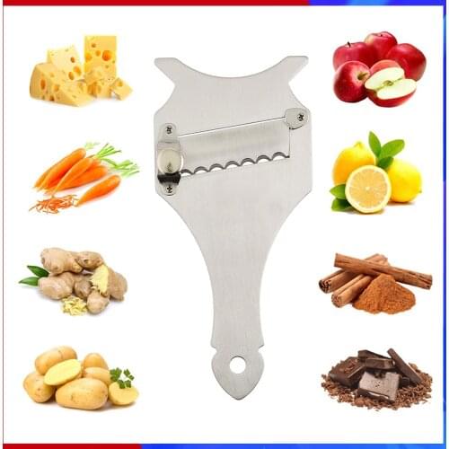 1Pcs Cheese Chocolate Vegetables and Truffle Slicer - Stainless Steel Adjustable Elegant Durable Shaver Razor Blade