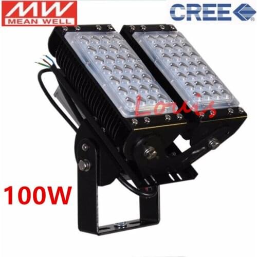 100W 150W 200W 300W 500W LED Flood Light IP65 LED Tunnel Light AC85-277V Industriele Lamp CREE LED+Meanwell Driver Free Shipping