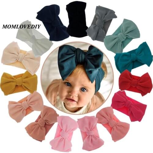 15 Colors Baby Hair Band For Girls Bow Elastic Headbands Twisted Cable Design Turban Kids Headware Tiaras Hair Accessories