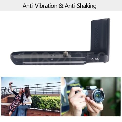 2018new XT2 Aluminum Quick Release L Plate / L Bracket for Fuji Fujifilm X-T2 XT2 Digital Camera for Tripod Head Hand Grip