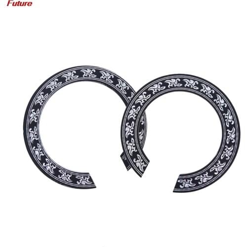 2021 94mm 104mm Hot Sale Hard PVC Guitar Ring Sound Hole Rosette Inlay Acoustic Guitar Decal Accessories