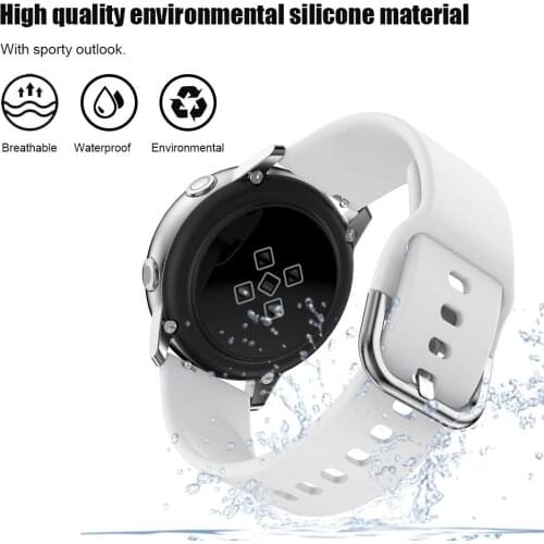 For Samsung Active 2 ремешки 42mm Gear S2 Quick Release TPU Wristbands Strap Strap for Galaxy Watch 42mm / gear sport Smartwatch