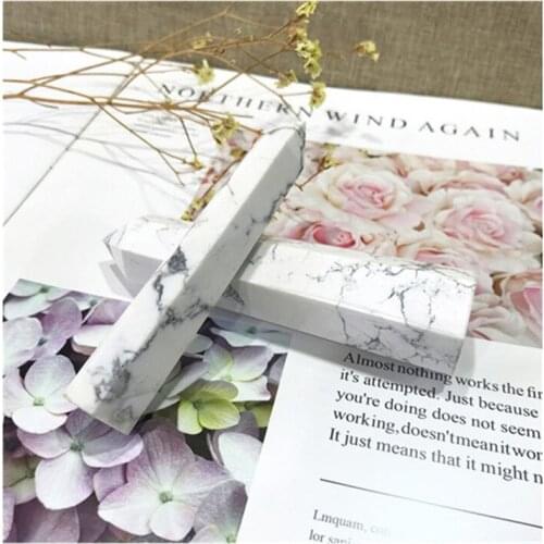 White Turquoise Wand Point Natural Stones Minerals Crystals Gems Healing Reiki For Home Decoration Gemstones