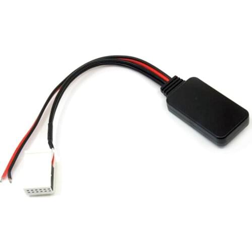 Biurlink 12Pin Wireless Audio Input Bluetooth Module Aux Cable Adapter For Audi A3 TT A4 S4 A6 A8 A8L 2007-2014 Six-disc CD