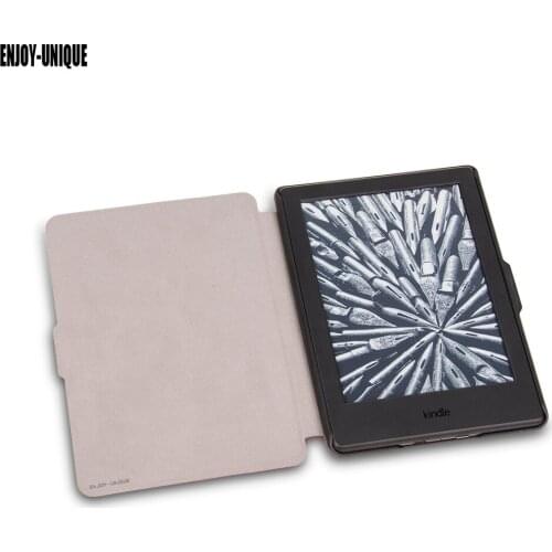 For Amazon new kindle 2016 eReader pu leather case cover for kindle 8th ultra thin sleeve pouch 6 inch wake sleep