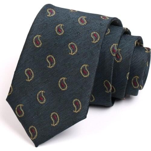 Gentlemen Business Ties 2020 New 7CM Wide Tie For Men High Quality Fashion Formal Neck Tie Classic Business Suit Work Necktie