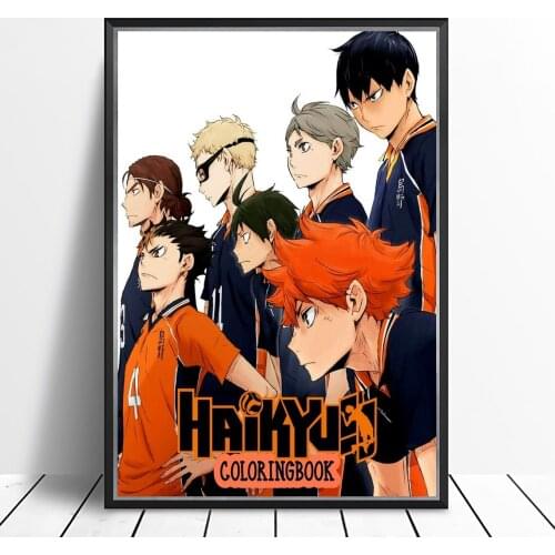 Haikyuu to the top part 2 Anime Poster Canvas Print Custom Movie Poster, Hot New Drama In Japan
