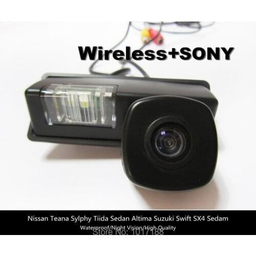 HD!! WIFI camera Wireless Car Rear View Camera SONY For Nissan Teana Sylphy Tiida Sedan Altima Suzuki Swift SX4 Sedam