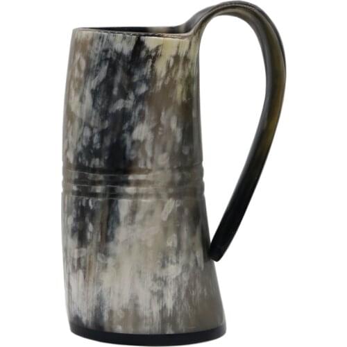 100% Natural Handmade Ox Horn Mug Beer Cups Viking Drinking Tankard Goblets Viking Drinking Mugs