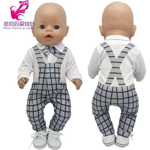 Baby Doll Cothes 40cm Reborn Doll Boy Romper Children Girl Birthday Gifts Toys Clothes