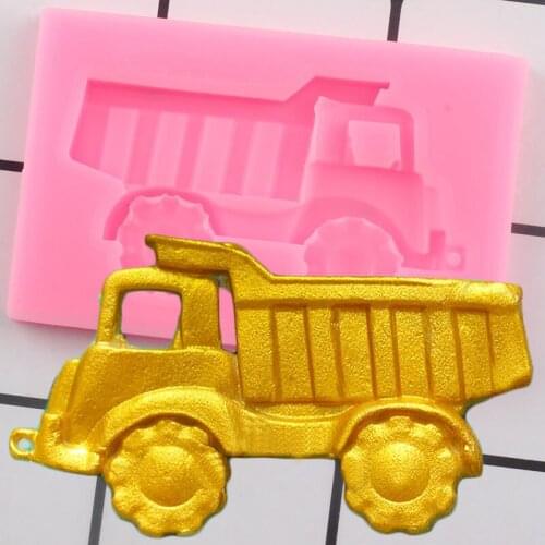 Small Train Cupcake Topper Fondant Mould Baby Birthday Cake Border Silicone Cake Decorating Tools DIY Candy Clay Chocolate Molds