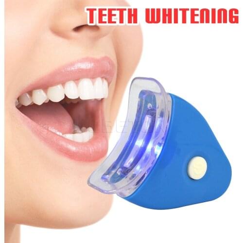 Electric Dental Teeth Whiting Kit Battery Original LED Light Tooth Whitener Toothpaste Gel Professional Oral Healthy Equipment