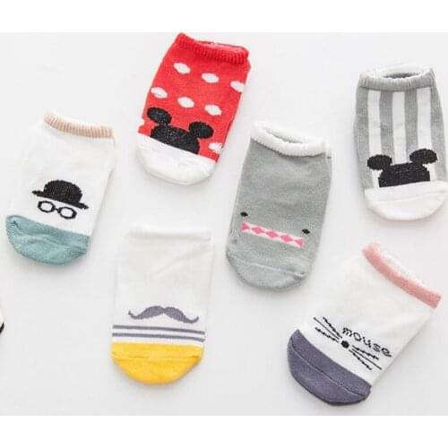 2019 cartoon Elf floor socks baby infant children cartoon animal socks silicone non - slip baby cause boat socks