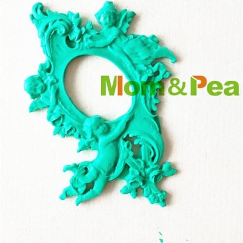 Mom&Pea MP166 Free Shipping Deco Silicone Mold Cake Decoration Fondant Cake 3D Mold Soap Mold Food Grade
