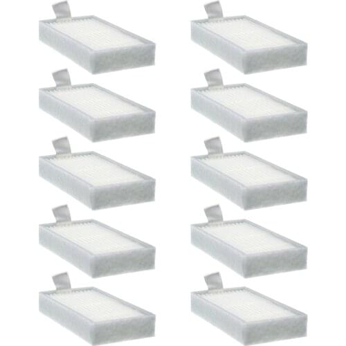 10pcs /lot Robot Vacuum Cleaner Parts HEPA Filter Replacement for Haier T322,GUTREND JOY 90 Pet FUN110