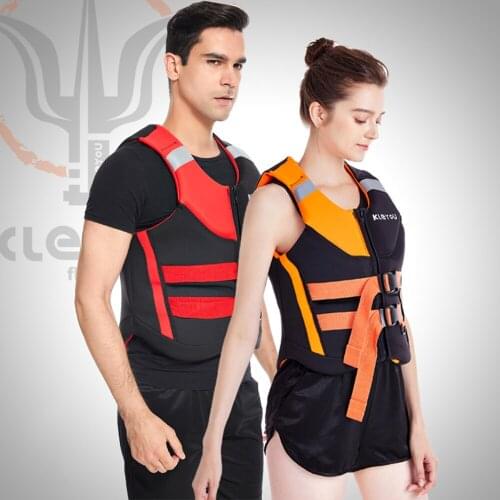 New Mens And Womens Life Vests Surfing Adult Life Jackets Rafting Motorboat Buoyancy Life Jackets Swimming Neoprene 2021