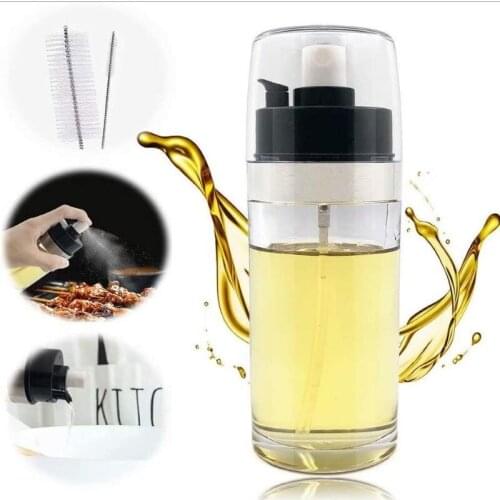 Kitchen Baking Oil Cook Oil Spray Empty Bottle Vinegar Bottle Oil Dispenser Cooking Tool Salad BBQ Cooking Glass Oil Sprayer