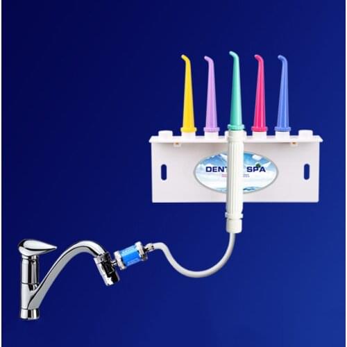 Uvet Dental equipment Home Faucet Connect portable tooth Scaler with water flosser Dental SPA tooth clean Device
