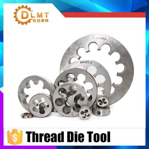 1PCS Thread Die Tool M2 M3 M4 M5 M6 M7 M8 M9 M10 Mini Metric Threading Screw Machine Die Right Hand Tools for Small Workpiece