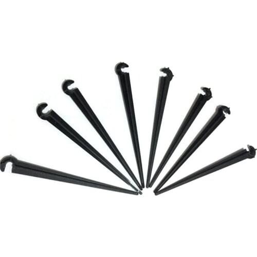 1000pcs/lot L 11cm Plastic Hook Fixed Stems Support Holder for 4/7 Drip Irrigation Water Hose fixed rod