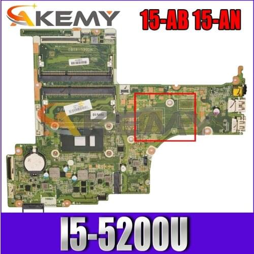 809041-001 809041-501 For HP Pavilion 15-AB 15-AN I5-5200U Laptop motherboard DAX12AMB6D0 SR23Y DR3 Notebook Mainboard