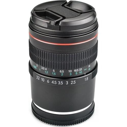 85mmF1.8 Large Aperture Fixed Focus Portrait Macro Manual Focus Camera Lens Cross-border Suitable for Sony