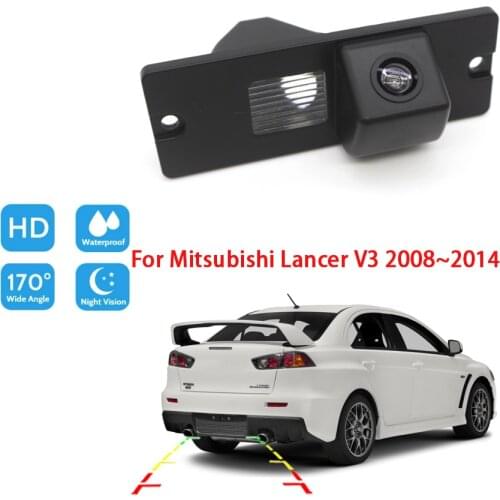 Car Reversing image Camera For Mitsubishi Lancer V3 2008 2009 2010 2011 2012 2013 2014 Night Vision CCD HD Rear View back Camera