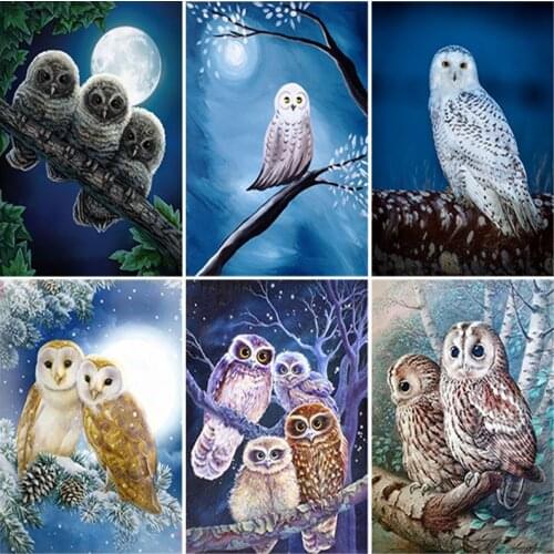 DIY Eagle 5D Diamond Painting Full Square Drill Resin Animal Diamond Embroidery Cross Stitch Kit Mosaic Wall Art Home Decor Gift