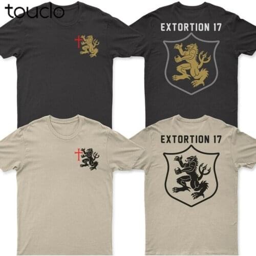 Navy SEALS EXTORTION 17 Gold Squadron NSWDG T shirt double sided