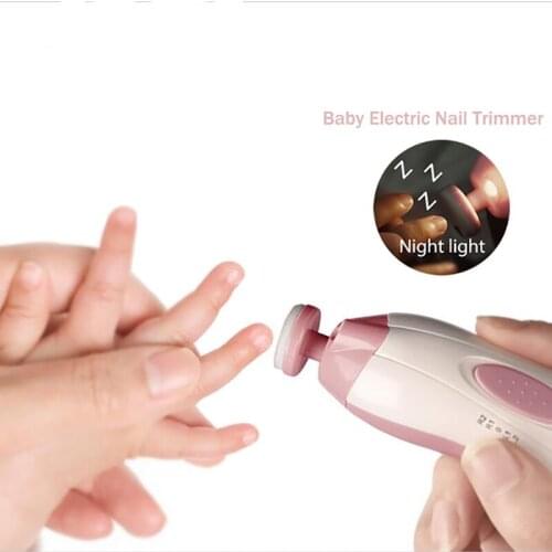 Electric Baby Nail Trimmer Manicure Baby Scissors Babies Nail Care Safe Nail Clipper Cutter For Kids Infant Nail Trimmer ER721