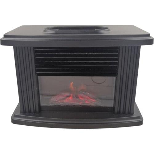 1000W Electric Fireplace Heater Mini Electric Fireplace Stove Heater Portable Tabletop Indoor Space Heater 4W Delightful