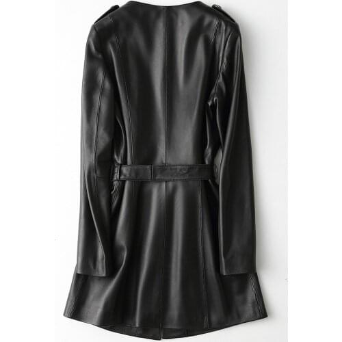 KMETRAM Women's Natural Sheepskin Coats