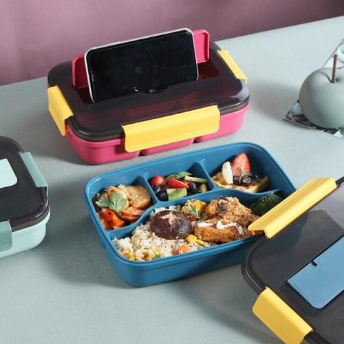 Bento box japanese style food storage containers school lunch box for kids plastic containers with lids japanese snacks box