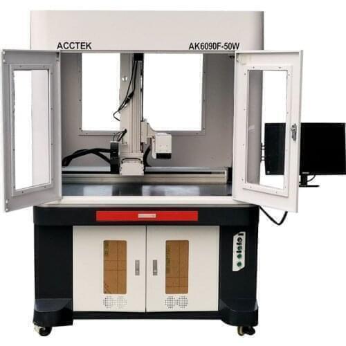 Good sell fiber marker with moveable table gold cutting fiber marker fiber marking machine 200*200mm