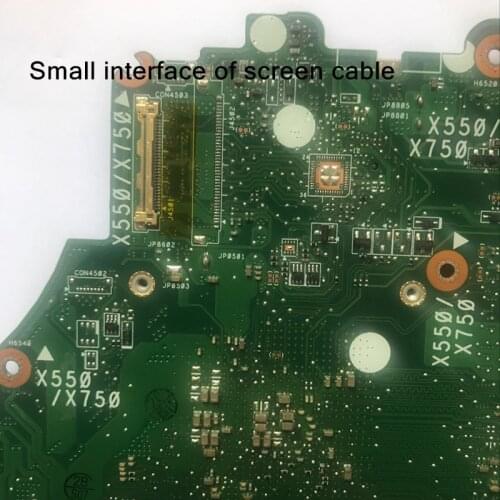 X750DP Motherboard REV:2.0 For ASUS X750 X550 X550DP laptop Motherboard 100%OK