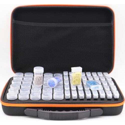 Huacan 5D DIY Diamond Painting Storage Tool 70Grids Plastic Box Diamond Embroidery Mosaic Accessories