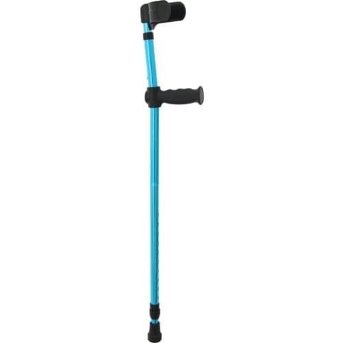Heavy Duty Aluminum Alloy Adults Foldable Walking Forearm Crutches Stick Set