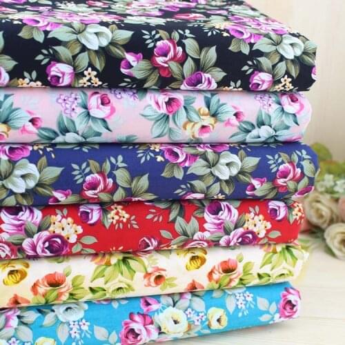 New Arrival FREE SHIPPING 50*72CM Assorted Rose Series Cotton Sewing Fabric Diy Cloth For Patchwork Quilting Tilda