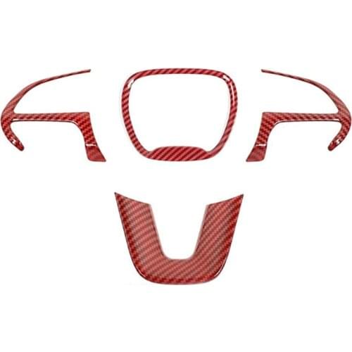 Steering Wheel Cover Trim for 2015-2020 Dodge Challenger Charger for Durango Grand Cherokee SRT8