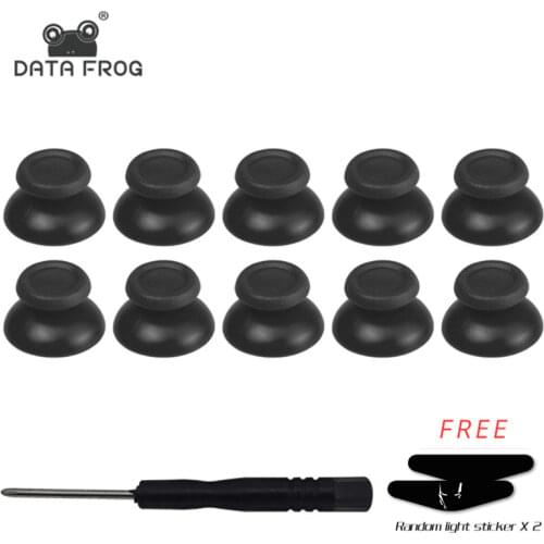 Data Frog 10pcs Replacement Joystick Thumb sticks For PS4 Controller Analog Joystick Button For Sony PS4 Joystick Button