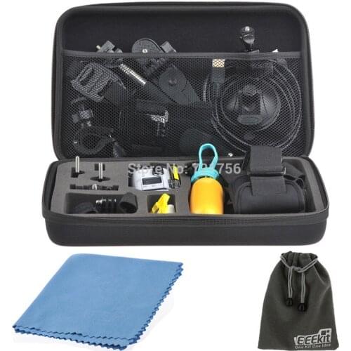 Camera Gopro Bag Large Strap For Sony Action Cam FDR-X1000V/W 4K HDR-AS20/AS100V/AS200V GoPro 3+ Hero 3 Hero 1 Hero 2 SJ4000