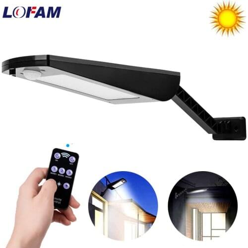 900LM 48LED Solar Power Street Light PIR Motion Sensor Wireless Wall Lamp Garden Security Lamps Outdoor Waterproof Luminaria