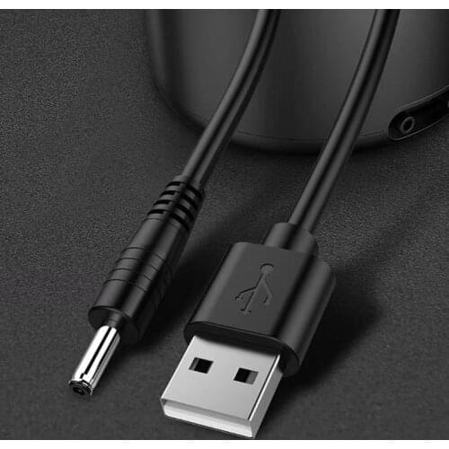 USB to DC 3.5V Charging Cable Replacement for Foreo Luna/Luna 2/Mini/Mini 2/Go/Luxe Facial Cleanser USB Charger Cord 100CM