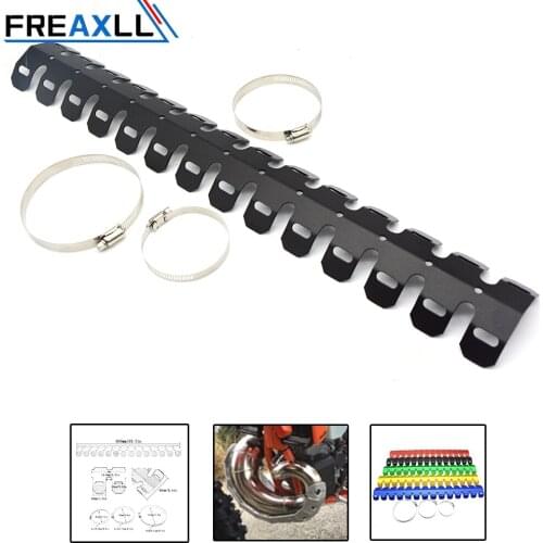 Motorcycle Exhaust pipe protective cover For HONDA CR CRF SL XR CRM 80 85 125 150 230 250 400 450 650 1000 R X AR M L