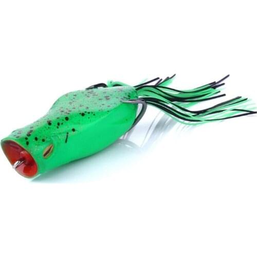 1pc 7cm 14g soft ray frog fishing lures isca artificial hooks popper wobblers bait carp fishing pesca fishing tackle