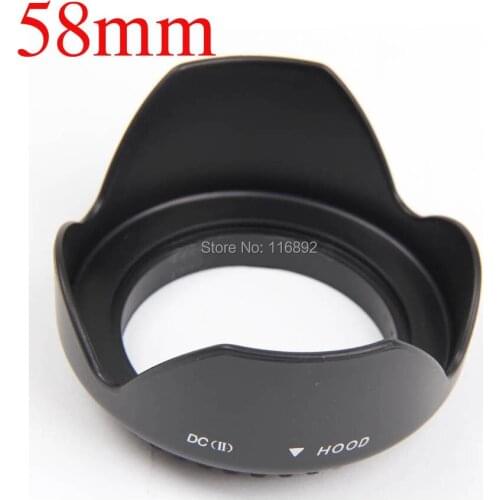 10pcs/lot 58mm Flower LENS HOOD for Canon Nikon for Sony lens
