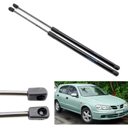 2pcs Auto Tailgate Boot Gas Struts Shock Struts Damper Lift Supports for Nissan Almera Pulsar ll N16 2000-2006 Hatchback 540 mm