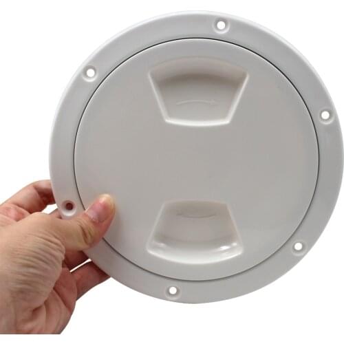 5 inch ABS Deck Plate Corrosion Resistant Marine Access Boat Inspection Hatch Cover Plate Non-Slip Deck Cabin Hardware 172mm
