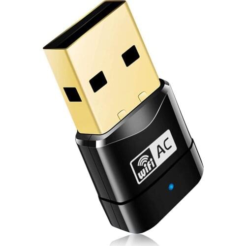 600Mbps MIni USB WiFi Adapter Dual Band AC600 2.4G+ 5GHz USB2.0 Wi-Fi Network Wireless Wlan Receiver High Speed Lan Card