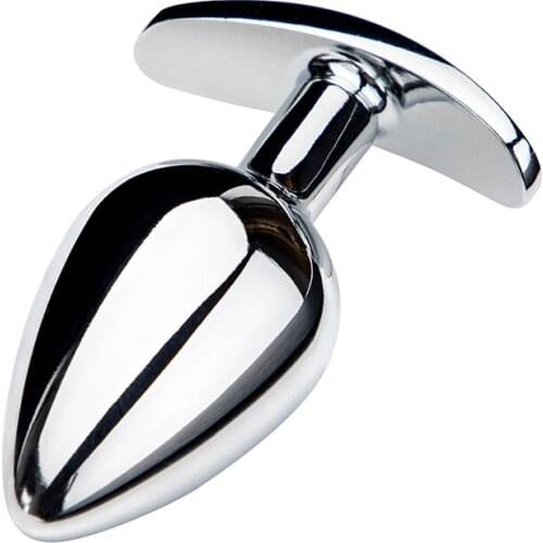 Anal Plug Sex Toys Smooth Stainless Steel Butt Plug Jewelry Prostate Trainer For Man Women Anal Dildo Adults Sex Shop